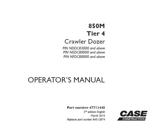 850m case dozer 850m case dozer