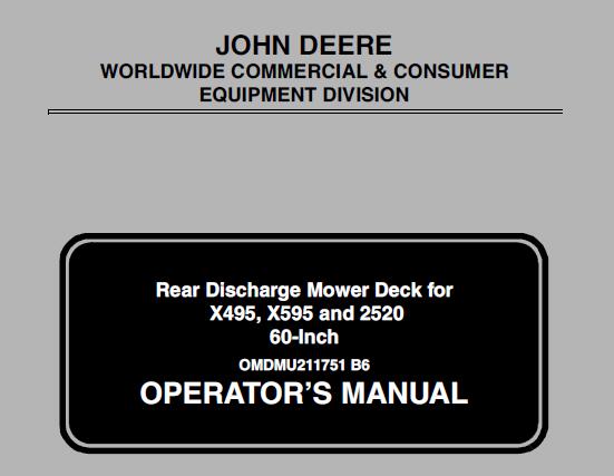 Genuine John Deere Mower Belt M111534 – Fits 60" Decks On 2520, X495, X595 & More