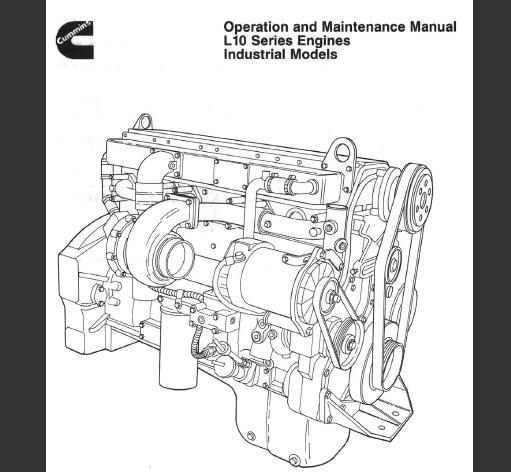 1989 Cummins L10 Series Engines Operation Maintenance Manual Bulletin 3810239-05 